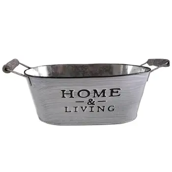 

1pc Flower Pot Simple Iron Art Durable Nordic Style Decorative Plant Pot Flower Pot Succulent Gardening Pot For Garden Home