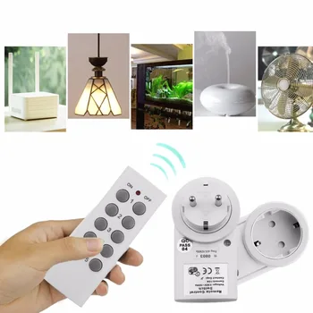 

5 Wireless Smart Plug Power Switch wifi Sockets+1 Remote Controller EU Plug Wireless Remote Control Power Switch Plug