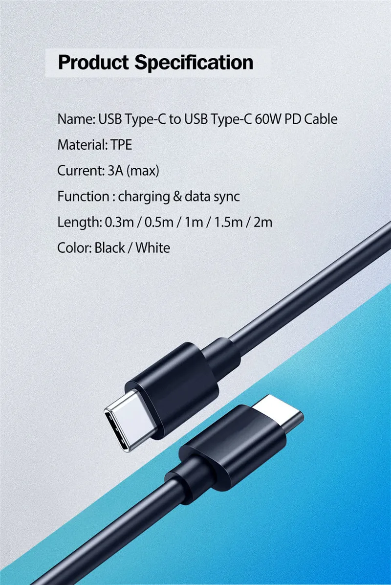 Usb PD type C кабель Usb-C к usb-c кабель супер быстрая зарядка QC4.0+ для samsung Galaxy A80 Note10+ Macbook Realme X Q 5 Pro