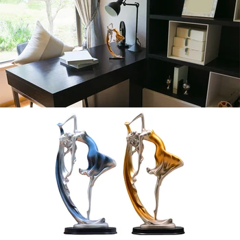 

Statuettes Crafts Blue Golden Wine Cabinet Western Art Ornaments Desktop Resin Sculpture Figurine Beautiful Fairy Angel