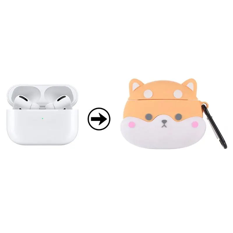 

Small Dog Protective Case Silicone Cover Shockproof Shell for Airpods Pro