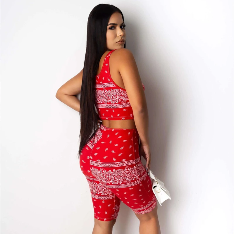 ANJAMANOR Bandana Plus Size Summer Two 
