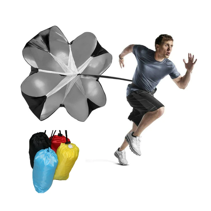 

4 Color Speed Training Resistance Parachute Running Drag Sprint Chute Football Sport Soccer Outdoor Strength Training Equipment