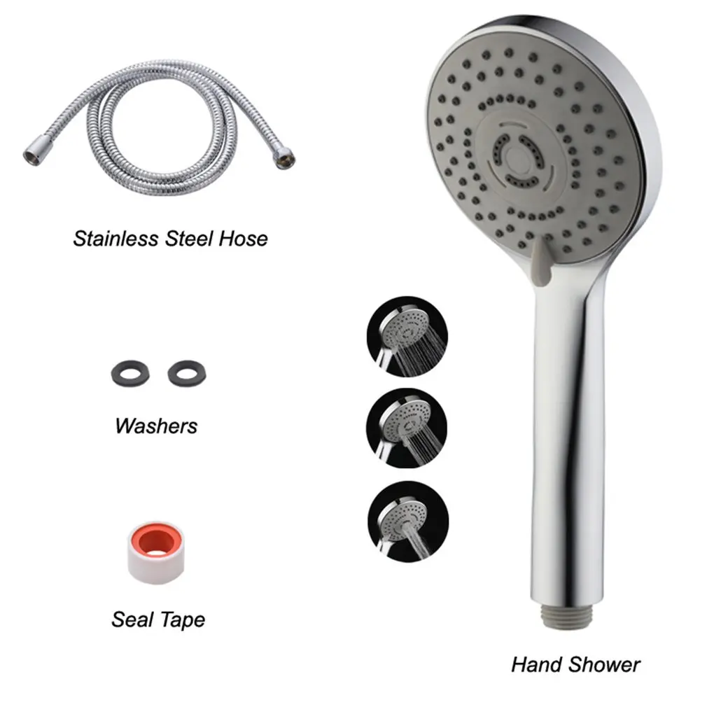 

3090 Booster Water Saving Shower Hose Multifunctional Shower Set Powerful Flows Beat Large Water Output Big Boost 1 Set