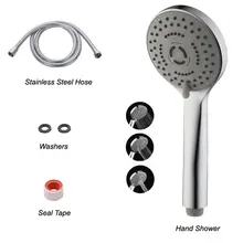 3090 Booster Water Saving Shower Hose Multifunctional Shower Set Powerful Flows Beat Large Water Output Big Boost 1 Set