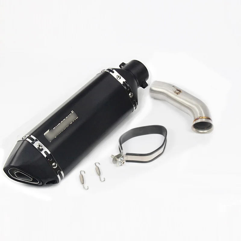 Слипоны Duke 125 250 390 RC390 мотоцикл выхлопной глушитель Mid подключения трубы ссылку для KTM Duke 125 250 390 RC390