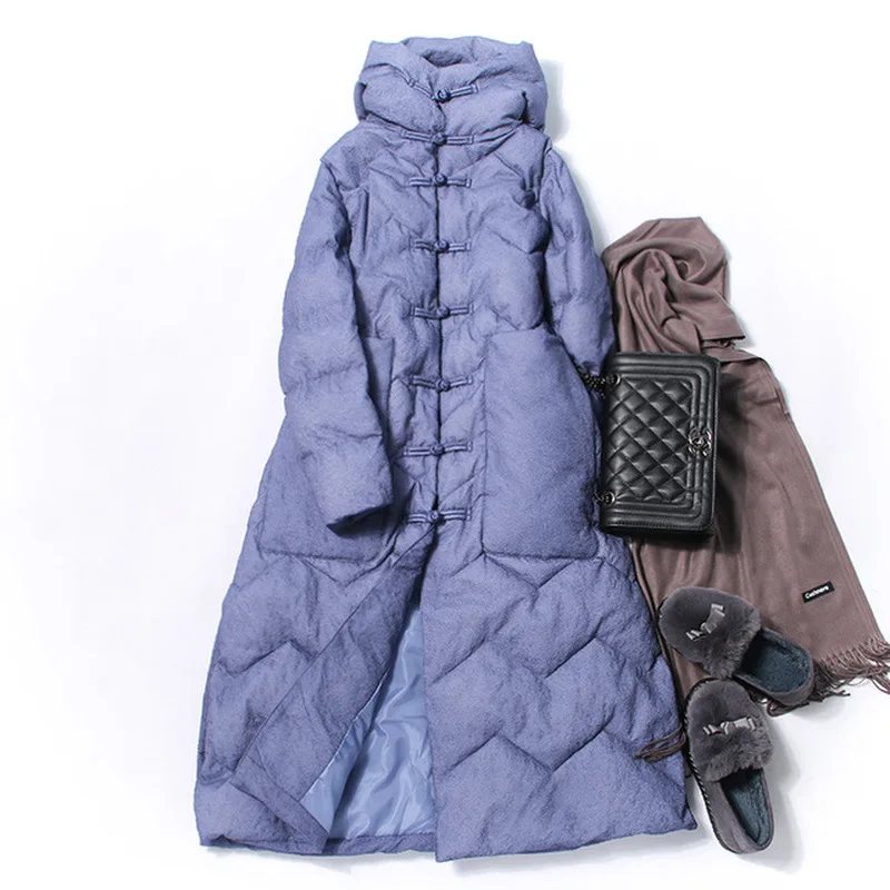 

Plus Size 2XL Women Winter Jacket Long Parka Coat Slim Solid Female Coat Casual Outwear Black Parka Long Coat Warm Women Clothes