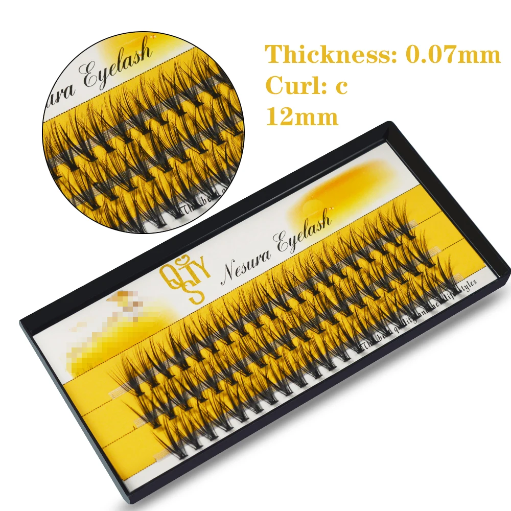 3 Lines 20D Russian Volume Color Eyelashes Extension C/D/DD Curl Premade Fans Lash Eyelash Individual Extens