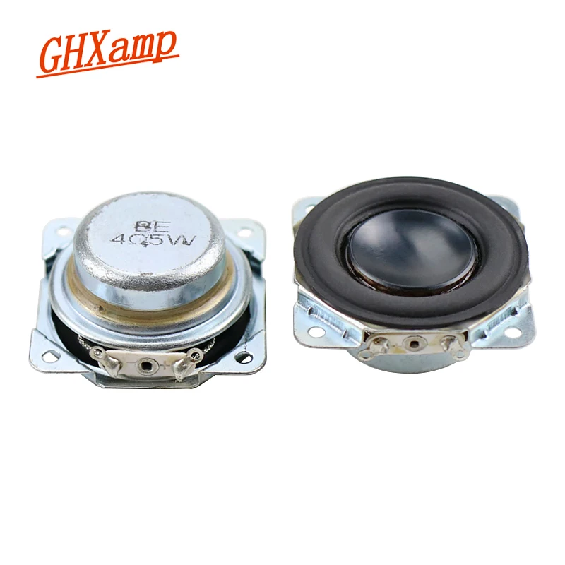 Speaker 4ohm Full-Range GHXAMP Audio-Driver Repair Neodymium Basin 2pc 5W 40mm Diy Aluminum