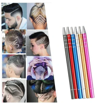 

Hairdressing Haircut Engraving Pen Stainless Steel Shaving Head Pen Oil Head Line Trimming Scissors Trimmer Hairstyling