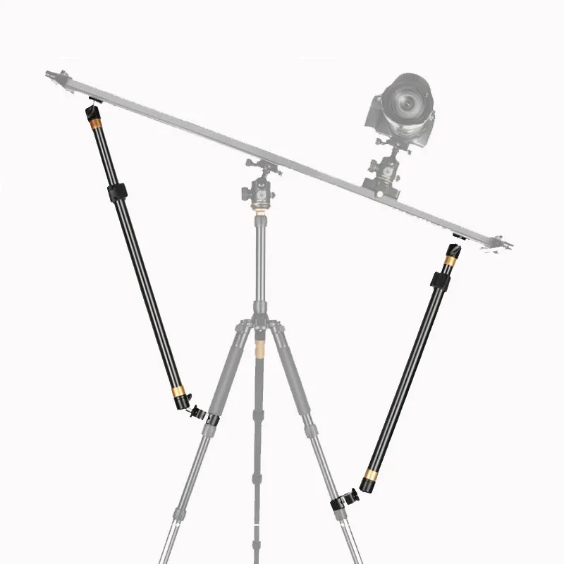 Suporte com Tripé para Câmera e Vídeo Sistema Estabilizador Dslr Trilho Deslizante Acompanha Dolly Fotografia - Image 2