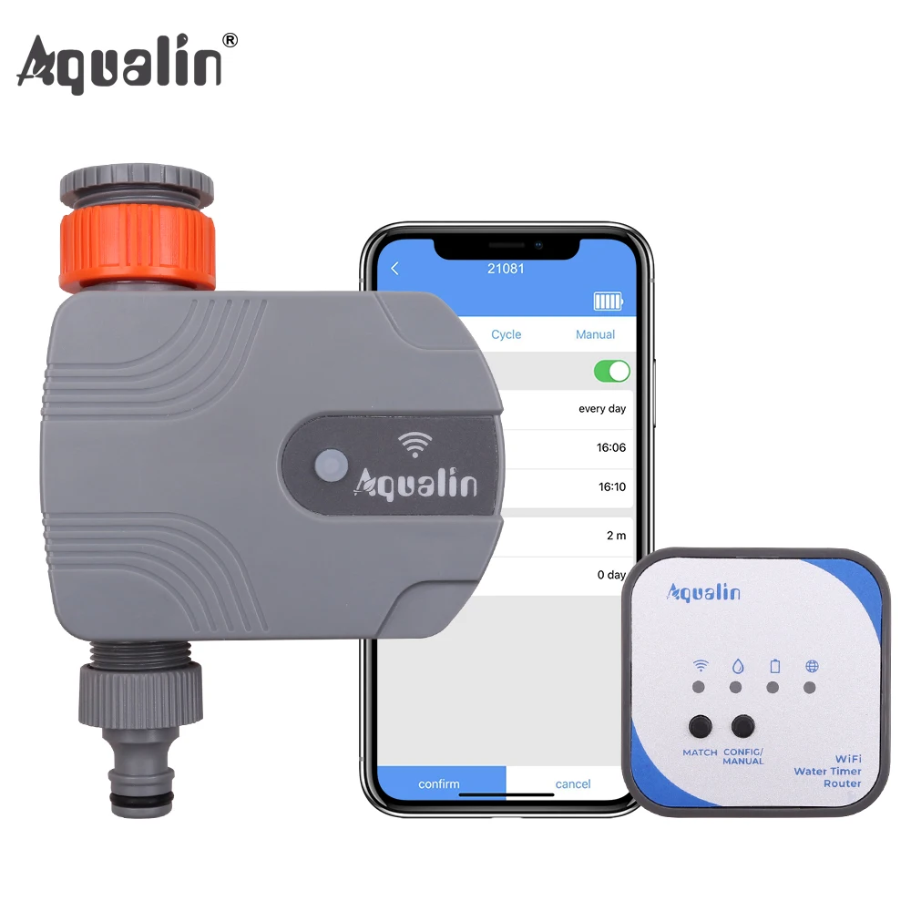 New Arrival WIFI Controller Smart Garden Watering Timer EU Standrad Plug  Wireless Remote Control Outdoor Waterproof  #21081