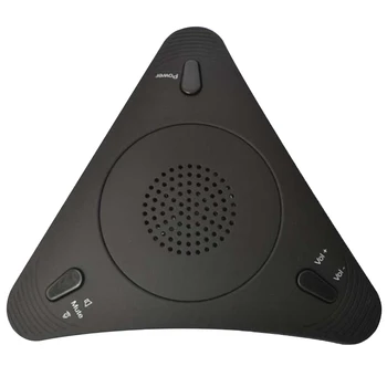 

Meeting USB 2.0 Speakerphone Omnidirectional Microphone Speaker Condenser Video Conference Office Audio Pickup Mute 3.5mm Jack