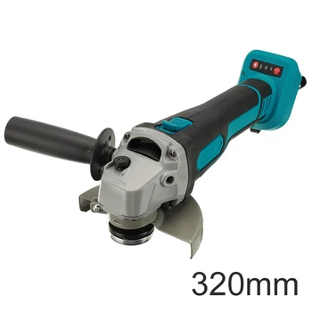 

6000RPM Impact Angle Grinder Power Tool 18V 125mm Brushless Cordless Polisher Cutting Polishing Machine without Battery