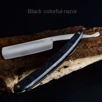 

Black Symphony Traditional Vintage Razor Manual Razor Shaving Knife Razor Christmas Gifts Shaving Razor Barber Tools G1125