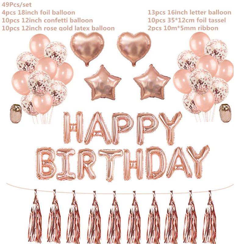 49pcs balloons
