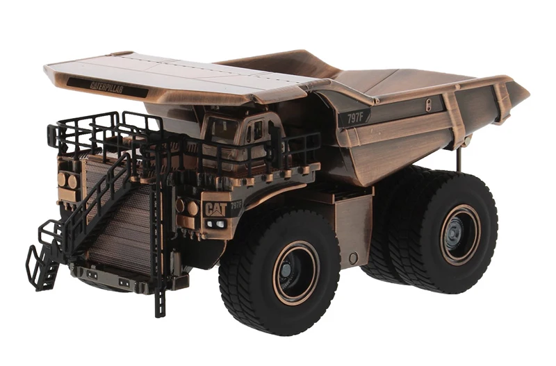 US $85.99 2020 New Diecast Masters 1125 Scale Cat 797f Mining Truck With Copper Finish Elite Series 85251