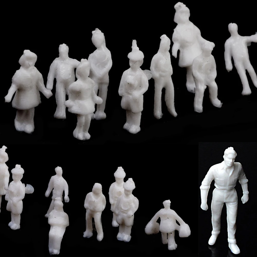10/50 шт. 1:50/75/100/150/200 масштабная модель миниатюрный Белый цифры архитектурные