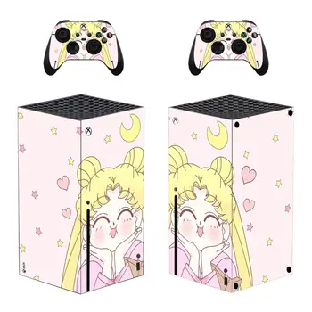 

Anime Sailor Moon Skin Sticker Decal Cover for Xbox Series X Console and 2 Controllers Xbox Series X Skin Sticker Vinyl