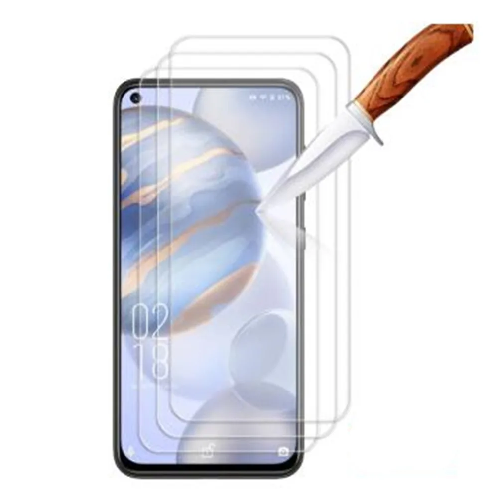 3-1 Pz Vetro Per Oukitel C21 Protezione Dello Schermo 9D Vetro Temperato Protettivo Su Cristal Oukitel C21 C 21 6.4 "Pelicula De Vidro
