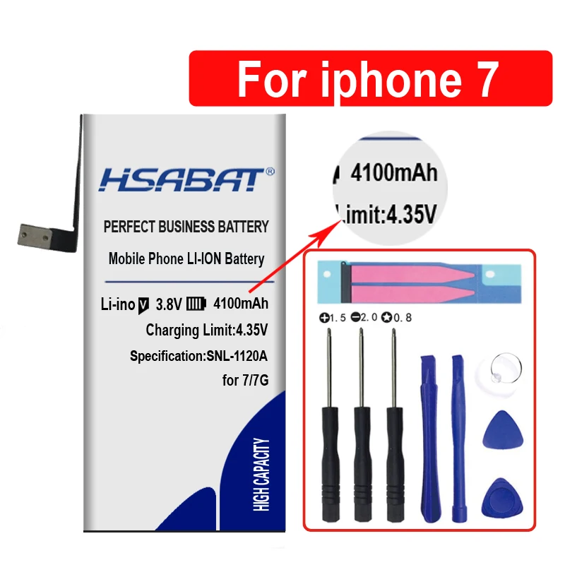 HSABAT 4500 мА/ч, Батарея для Apple iphone 3GS SE 4 4G 4S чехлы для айфонов 5 5G 5S 5C 6 6G 6S plus 7 7G фотоаппаратов моментальной печати 7S 8 8G 8S для iphone 6S Плюс/7 Plus /8 Plus