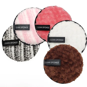 

Microfiber Cloth Pads Remover Reusable Puff Cotton Pad Skin Facial Care Towel Wipes Washable Cotton Face Cleaning Wipe