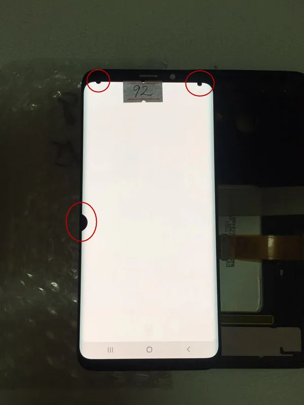 AMOLED Замена для SAMSUNG Galaxy S9 PLUS ЖК сенсорный экран дигитайзер без рамки G965 дисплей - Цвет: NO.92