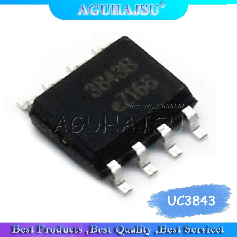 10 шт. UC3843 3843B UC3843B UC3843A SOP 8 новое качество очень хорошая работа 100% микросхемы