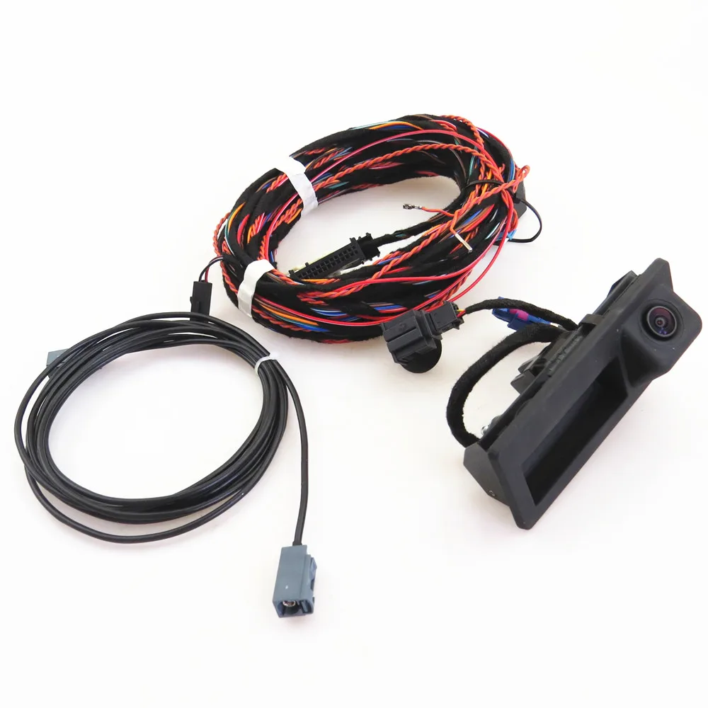 FHAWKEYEQ RCD510 RNS510 RNS310 RNS315 RGB камера заднего вида + шлейф кабеля для 08-13 VW Tiguan 5ND827566C |