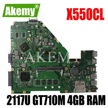 

SAMXINNO X550CL Motherboard For Asus Y581C X552C X550C X550CL A550C K550C X550CC Laotop Mainboard with 1007/2117 GT710M 4GB RAM