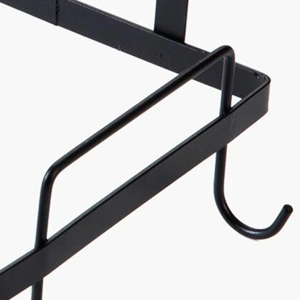 Kitchen Hanging Trash Bag Holders Travel Garbage Can Rack Over Cabinet Rubbish Bin Metal Bracket Hanger of Cupboard Closet Door