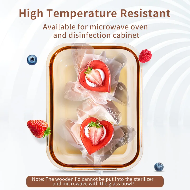 Коробка YUSOTAN bento в японском стиле с деревянной искусственной кожей большой