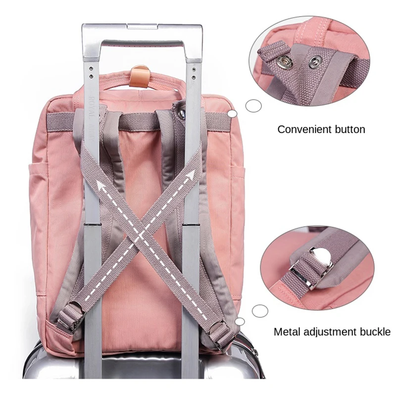 2020 New Waterproof Nylon Kids Backpack Girls For Middle School Student Travel Backpacks Vintage Children Schoolbags Women Bag