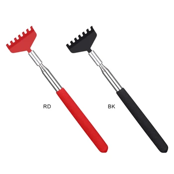 

1 Piece Portable Extendable Rear Scraper Metal Stainless Steel Telescopic Back Scraper Tool