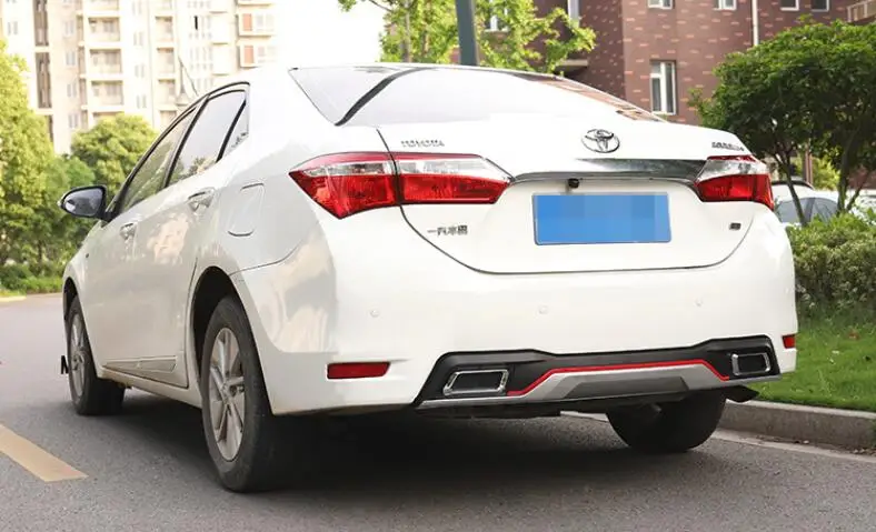 Для Corolla Body kit спойлер- для Toyota Corolla GS ABS задний спойлер передний бампер диффузор защитные бамперы