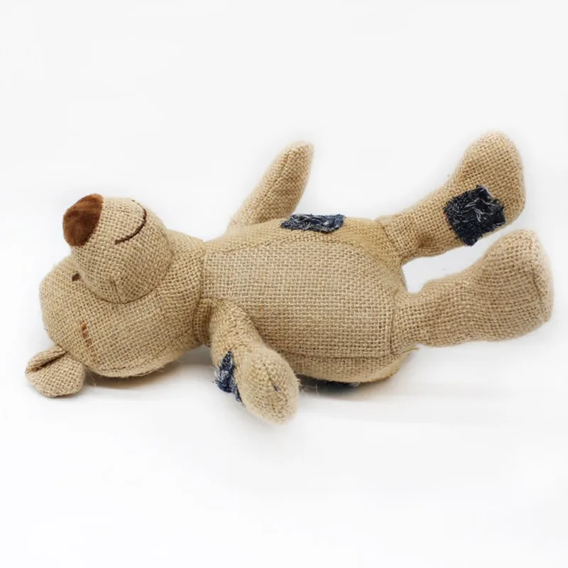 

New Animals Dog Chew Squeak Toys Linen Cloth Pet Interative Toy Plush Puppy Deer for Dogs Cat Chew Squeaking Toy Animal Doll #h