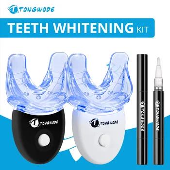 

Home Use Teeth Whitening Kit with led light Care Oral Hygiene Tooth Whitener Bleaching White With 35% Carbamide Peroxide Gel Pen