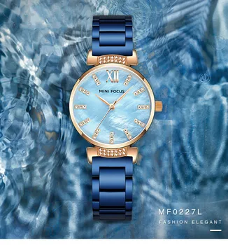 

Women's Watch Fashion Light Luxury Diamond-set Steel Band Japanese Movement Waterproof Ladies Quartz Watches