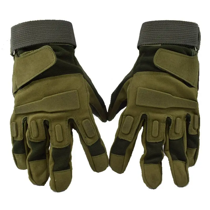 Высококачественные военные тактические перчатки с жесткими костяшками пальцев, мужские спортивные перчатки на полный палец, охота, рыбалка, стрельба, перчатки для пешего туризма