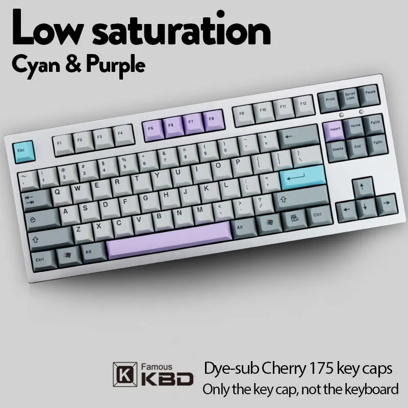 WINMIX PBT keycap высота отключенной вишни 175 клавиш сублимационный процесс подходит для