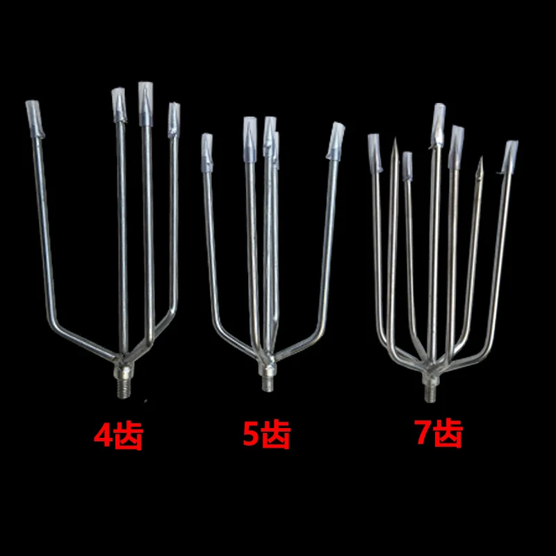 

Stainless Steel Seven Tooth Harpoon Solid High Quality Harpoon Fishing Gear Appliances Fishing Supplies Special Offer