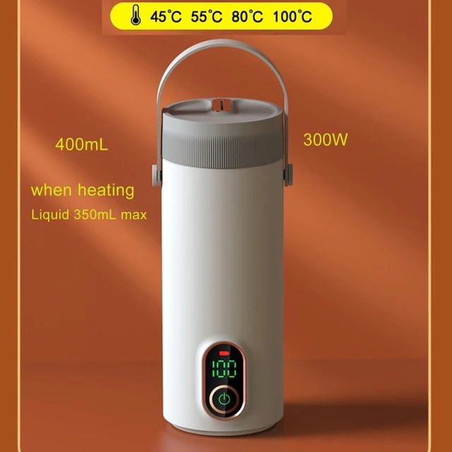 Portable 27000mAh Battery Powered Water Boiler Warmer Heater Kettle for  Baby Formula Tea Coffee with 45°C-100°C/113°F-212°F Temp