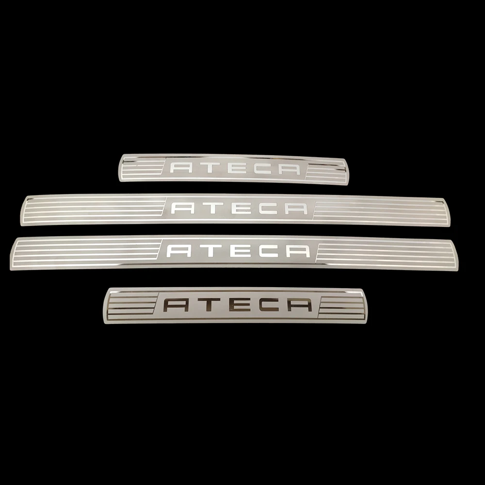 Накладки для автомобиля, наклейки, Стайлинг для сиденья Exeo Ateca Ibiza FR, автомобильные накладки на пороги, аксессуары,,,,, 4 шт