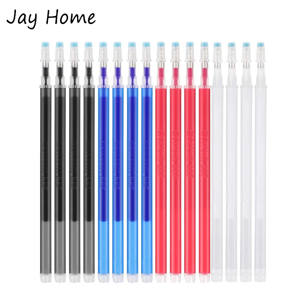 

50/100pcs High Temperature Heat Erasable Pen Fabric Marker Pen Refill for Quilting Patchwork Fabric PU Leather Mark Sewing Tools