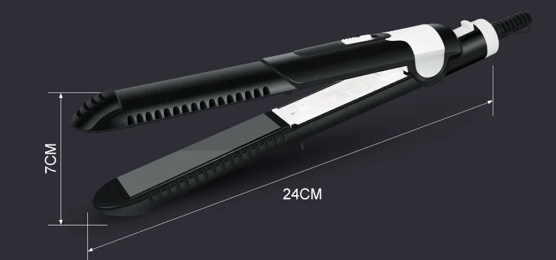 2in1 для укладки волос, выпрямитель для волос, быстрый разогрев Термальность Performance Профессиональные Турмалин Керамика нагревательного элемента выпрямитель для волос
