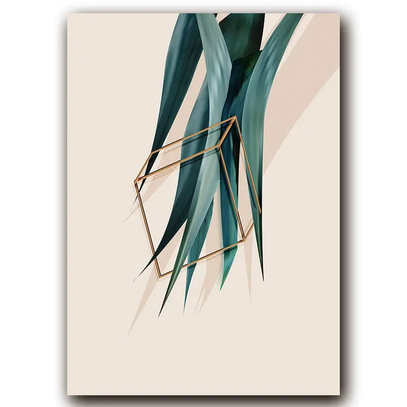 Modern-Minimalistic-Animal-Flamingo-With-Leaves-Canvas-Art-Abstract-Painting-Print-Picture-Wall-Poster-Office-Home (8)