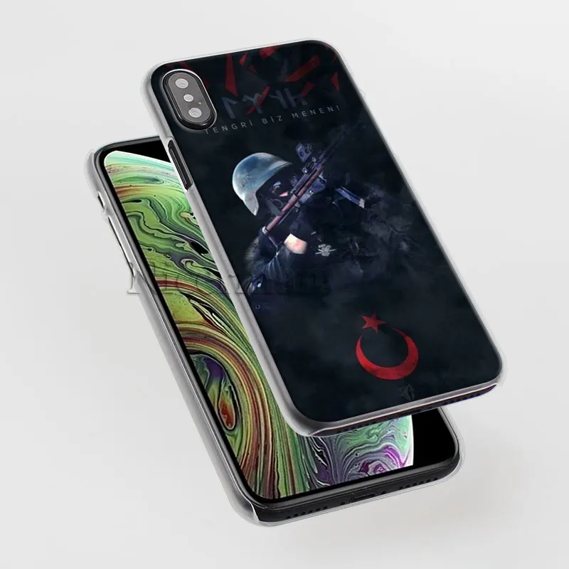 Чехол для телефона с флагом Турции и солдатом для Apple iPhone X, XR, XS, 11 Pro Max, 7, 8, 6, 6s Plus, 5 5S, Жесткий Чехол