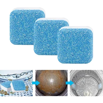 

40Pcs Washing Machine Disinfecting Cleaner Descaling Cleaner Effervescent Tablets Descaling Detergent
