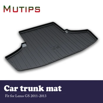 

Mutips Car Cargo rear trunk mat For Lexus GS 2011 2012 2013 Waterproof mat Anti-slip carpet Boot Liner Tray Car accessories auto