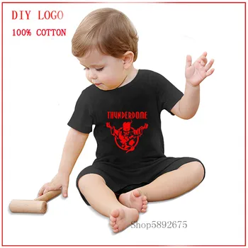 

2020 summer baby boys romper Thunderdome Red Logo New Baby Girl and Boy Summer Clothes Bodysiut Baby Cotton Clothes short sleeve